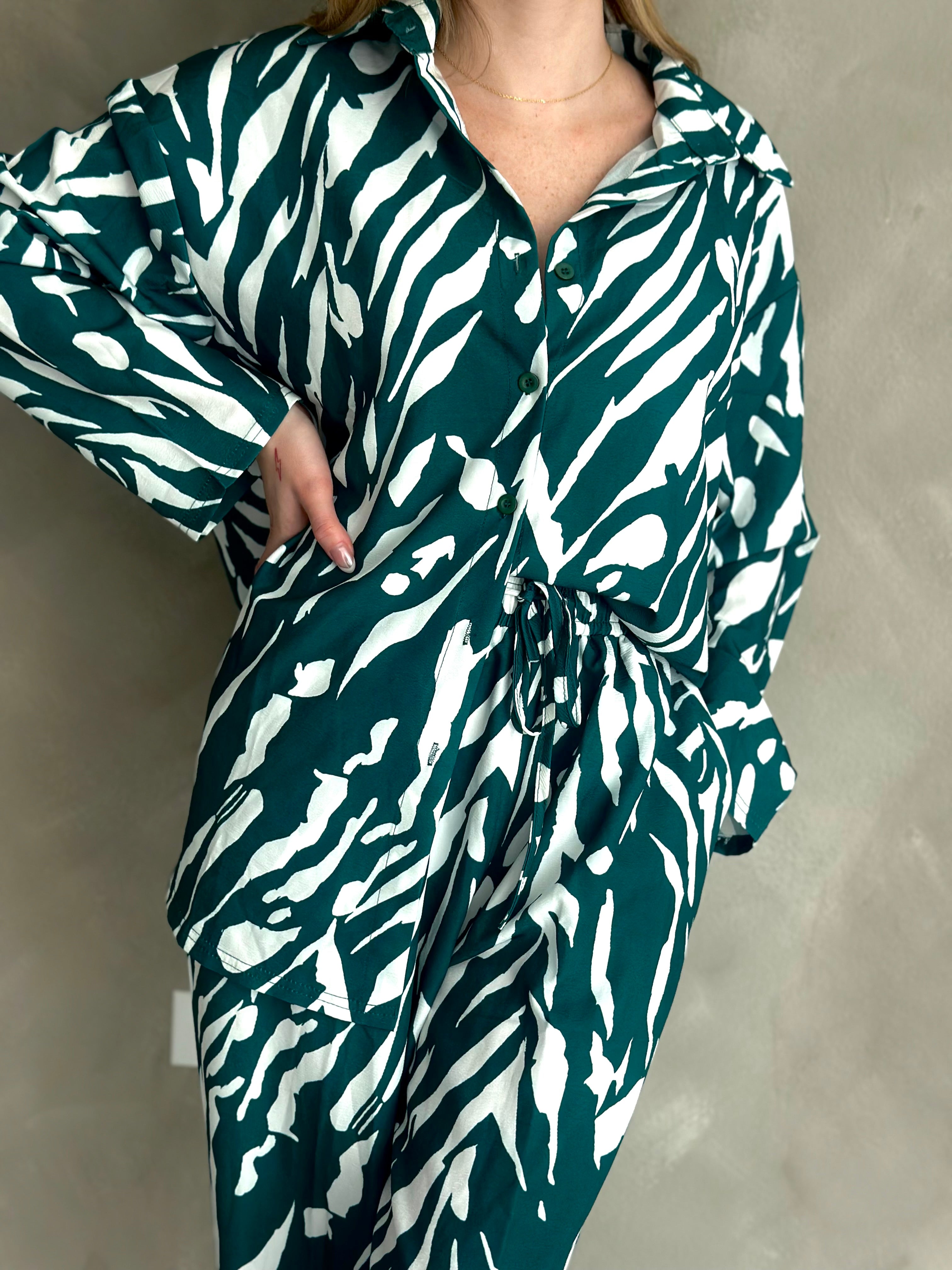 Green Pant Set